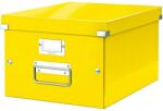 Leitz Cutie depozitare LEITZ WOW Click & Store, carton laminat, medie, galben (L-60440016)