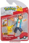 Pokémon Set figurine de actiune, pokemon, ash & pikachu, 2buc (BPKW2473) Figurina