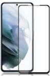  Temp-glass631273758 Samsung Galaxy S22 5G teljes lefedettséget biztosító karcálló, ütésálló kijelzővédő üvegfólia fekete kerettel, tempered glass, törlőkendővel (Temp-glass631273758)
