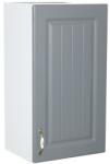 Spectral Mobila Corp superior 40 cu 1 usa Zebra MDF gri dungi