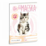 Ars Una Cuki állatok tűzött füzet A/5, 32 lap vonalas (21-32), cicás, macska (ARS-53621061) - officetrade