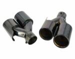 ALM Ornamente toba inox negru evacuare dubla sport Â® ALM (ALM 7100417 1)
