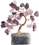  Copacei decorativi Ametist, cristalul divinitatii si iubirii, suport piatra semipretioasa, 8 cm Figurina