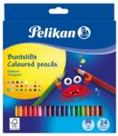 Pelikan Creioane colorate Pelikan 24 culori triughiulare (700122)
