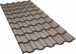 BILKA Tigla metalica BILKA model Iberic Grande Mat Ral 8019 Maro Inchis 0.50mm (4315)