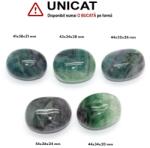 Palm Stone Fluorit Curcubeu Natural - 41-54 x 26-38 x 20-28 mm - ( XXL )