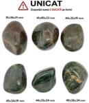 Palm Stone Jad Lemurian - Jad Negru Natural - 41-51 x 35-40 x 19-33 mm - (XL) - 1 Buc
