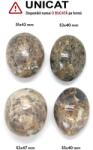 Palm Stone Piatra Lunii Gri Natural - 51-55 x 40-47 mm - (XXL) - 1 Buc