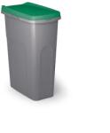 PLASTOR Cos gunoi modular, 15 litri, Home Eco, gri si verde Cos de gunoi