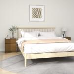 vidaXL Noptiere, 2 buc. , maro miere, 40x31x50 cm, lemn masiv de pin (808130)