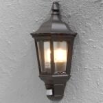 Konstsmide Lampă de perete cu senzor, "Firenze", negru mat 7230-750 (434054)