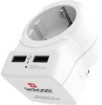 Solight PA29USB - Utazó adapter Amerikához 230V + 2x USB port PA29USB (SL0995)