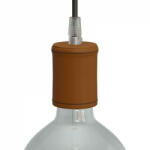 Creative-Cables Bőr Borítású Fa E27 Lámpatartó Készlet (KBP0110)