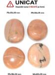 Palm Stone Calcit Orange Natural - 59-70 x 55-60 x 24-35 mm - (XXL) - 1 Buc