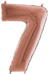 Grabo Balon folie cifra 7 rose gold 66 cm