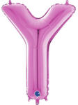 Grabo Balon folie litera Y Roz 66 cm - articole-petreceri - 19,99 RON