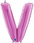 Grabo Balon folie litera V Roz 66 cm - articole-petreceri - 19,99 RON