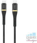 Apple Cablu Date Si Incarcare USB Type C - Lightning 1, 2m Negru