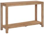 vidaXL Masă consolă, 120 x 35 x 75 cm, lemn masiv de tec (282850)