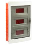 VIKO Lakáselosztó, 3x12 modul, átlátszó ajtó, süllyesztett (5db/karton) (VIKO-90916036)