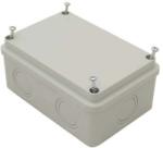 Tracon Elektronikai doboz, világos szürke, teli fedéllel 80×120×50, IP55 (TRAC-MED8125)