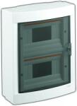 VIKO Lakáselosztó, 2x8 modul, átlátszó ajtó, falon kívüli (10db/karton) (VIKO-90918116)