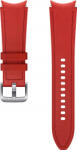 Samsung Curea Samsung Hybrid Leather Band ET-SHR89LREGEU 20mm M-L pentru Samsung Galaxy Watch 4 Classic Red (et-shr89lregeu)