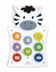 Viga Toys Jucarie de perete zebra - potriveste formele, viga (50681)