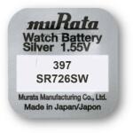 Murata Set 10 baterii de ceas Murata 396 SR726SW AG2 1.55V (396 SR726SW) Baterii de unica folosinta