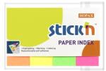 STICK N Öntapadó oldaljelölő STICK`N 50x20mm papír neon mix 4x50 lap (21205) - homeofficeshop