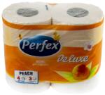 Perfex Toalettpapír PERFEX Deluxe 3 rétegű 4 tekercses barack (HT10458) - homeofficeshop