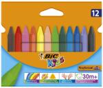 BIC Zsírkréta BIC KIDS PlastiDecor háromszögletű hegyezett 12 színű (8297733) - homeofficeshop