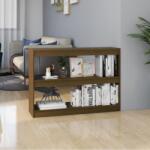 vidaXL Bibliotecă/Separator cameră, maro miere 100x30x71, 5 cm lemn pin (808211) Biblioteca