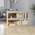vidaXL Bibliotecă/Separator cameră, 100x30x71, 5 cm, lemn de pin (808208) Biblioteca