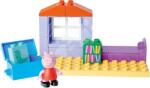 BIG Építőjáték Peppa Pig Basic Set PlayBig Bloxx BIG hálószoba figurával 1, 5-5 évesnek (BIG57167-B)