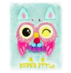 Starpak Baglyos szőrmés napló - 15 x 21 cm - Super style (481254) (481254)