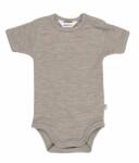 JOHA Body Joha cu maneca scurta lână merinos - Basic Sesame Melange