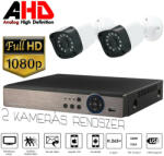  2 Mini Ahd Kamera Rendszer Kültéri / Beltéri 2mp, H. 265+, Ir 30m, Vizáló