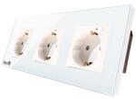 Mentor Priza Smart wireless Mentor ES018 tripla incastrata WiFi 16A 3000W (MMDES018)