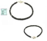  Bratara Pirita - Diametru 55 mm - Disc Fatetat - Accesorii Gold Filled - 2 x 3, 5 mm - 1 Buc