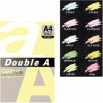 Double A Hartie colorata A4, DOUBLE A Colour Premium Pastel, 80 g/mp, 100 coli/top
