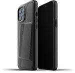 Mujjo Husa de protectie Mujjo tip portofel pentru iPhone 12 Pro Max, Piele, Negru (MUJJO-CL-010-BK) (MUJJO-CL-010-BK)