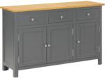 vidaXL Servantă, 110x33, 5x70 cm, lemn masiv de stejar (288636) Comoda