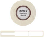 AIMO Etichete stegulet D30S 12.5 x 74mm + 35mm, etichete cabluri, albe, hartie termica ecologica, 65 etichete rola (AIDCXL12574-35-65)