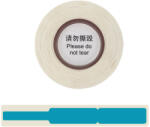 AIMO Etichete stegulet D30S 12.5 x 74mm + 35mm, etichete cabluri, albastre, hartie termica ecologica, 65 etichete rola (AIDCXL12574-35-65BU)