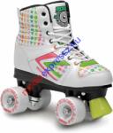 Roces Kolossal white green retro kétsoros négykerekű görkorcsolya