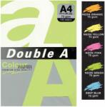 Double A Hartie colorata A4, asortata DOUBLE A Colour Premium Rainbow Neon, 75 g/mp, 100 coli/top