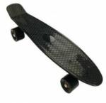 Penny board cu roti de silicon +5 ani Negru Skateboard