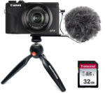 Canon PowerShot G7 X Mark III Vlogger Kit (3637C013AA) Aparat foto