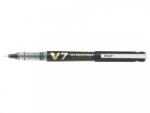 Pilot Roller reincarcabil V7 Hi-Tecpoint 0.7 mm Pilot negru PBXC-V7-B-BG